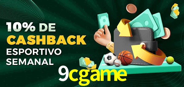 10% de bônus de cashback na 9cgame